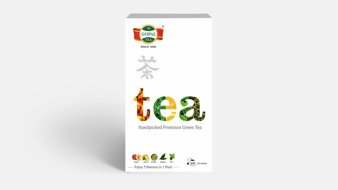 Green Tea 5 in 1 (5 Tea Bags of Each Flavour)