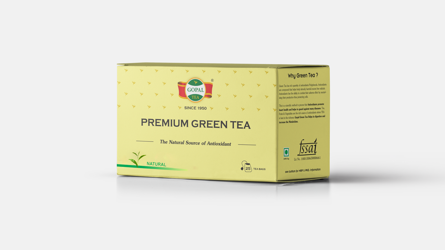 Green Tea Unflavoured (25 tea bags)
