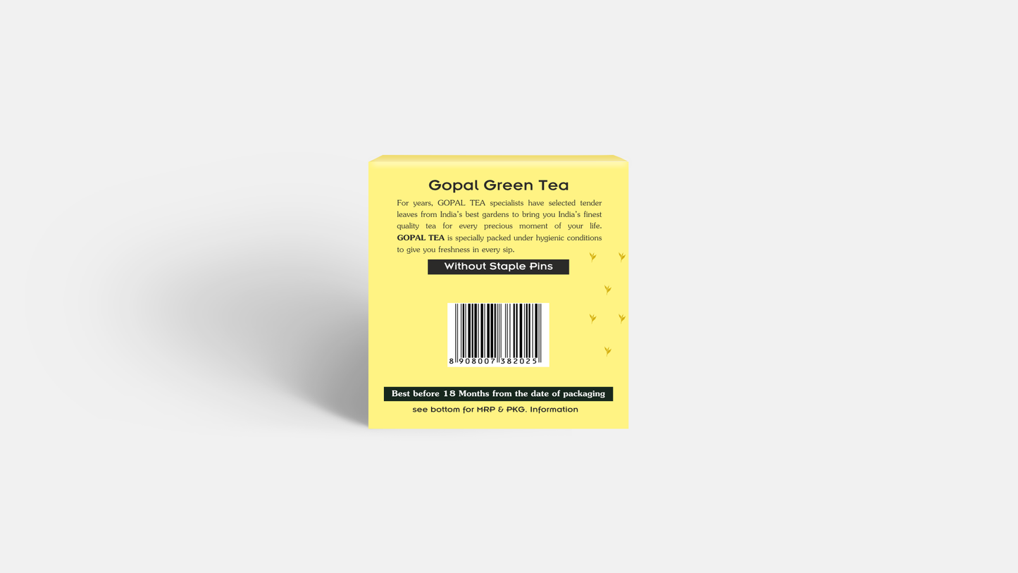 Green Tea Unflavoured (25 tea bags)
