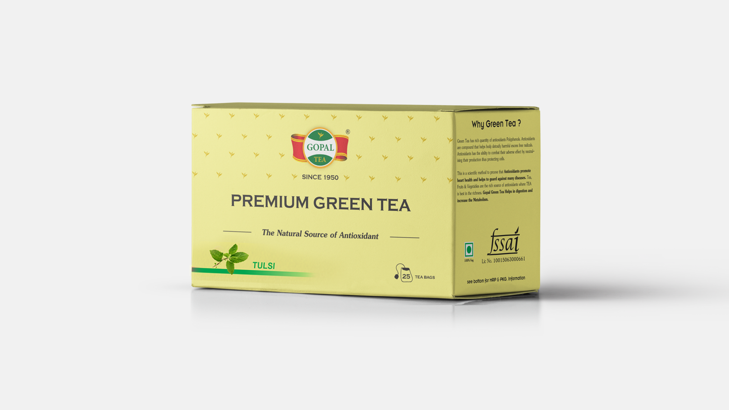 Green Tea Tulsi (25 Tea Bags)