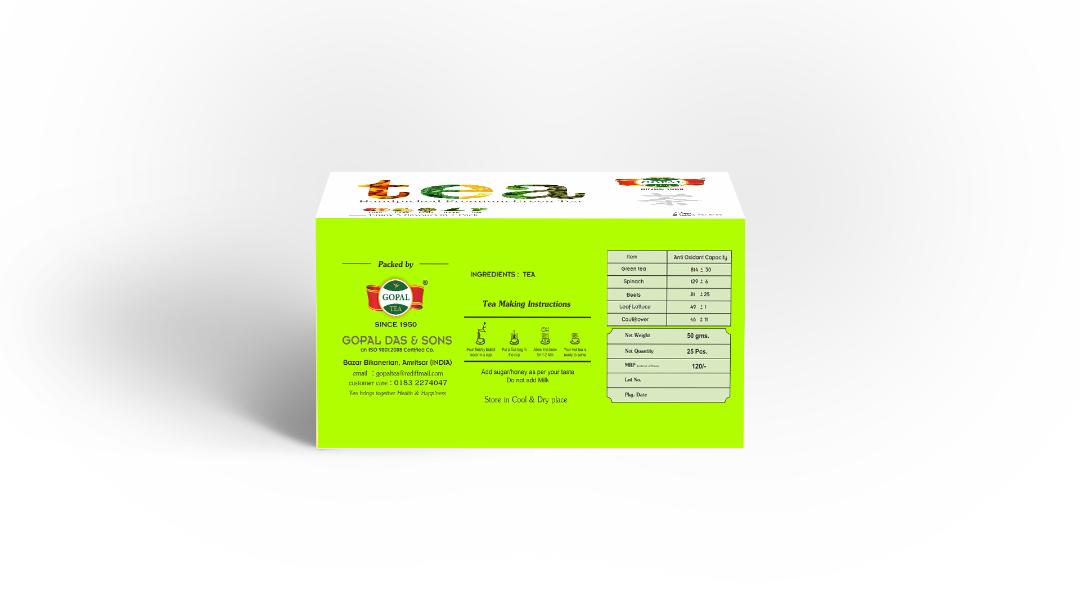 Green Tea 5 in 1 (5 Tea Bags of Each Flavour)