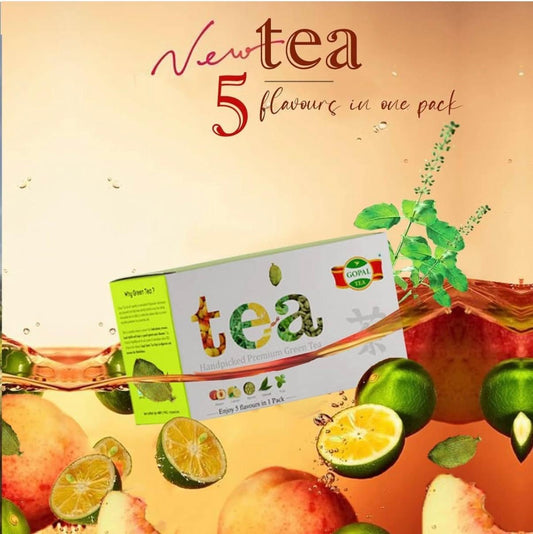 Green Tea 5 in 1 (5 Tea Bags of Each Flavour)